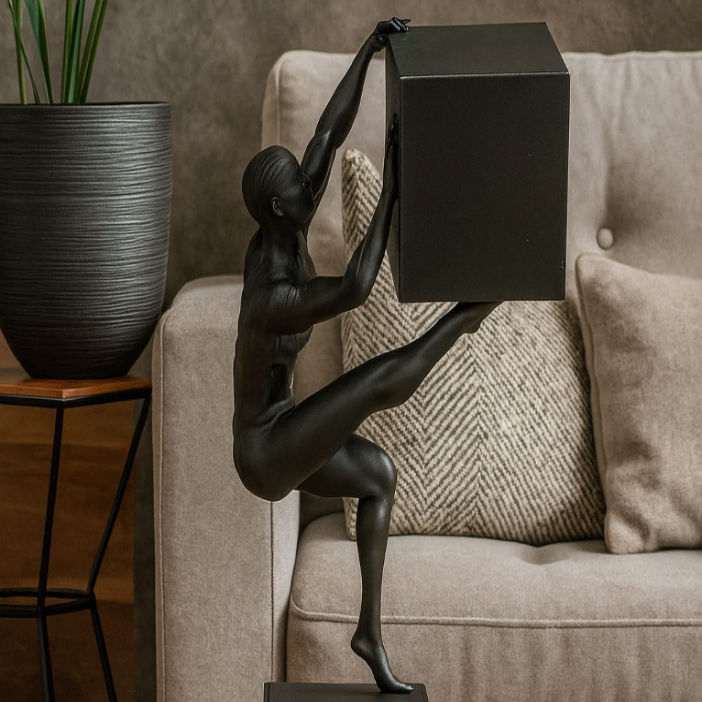Balance of Strength – Modern Abstract Sculpture for Home & Office Décor