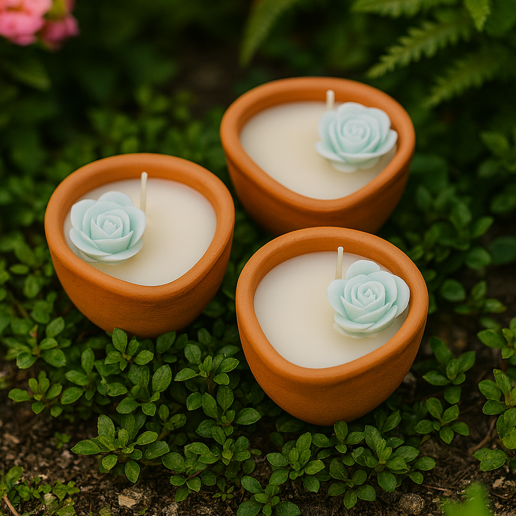 Diya Candle – Clay Pot Candle with fragrance