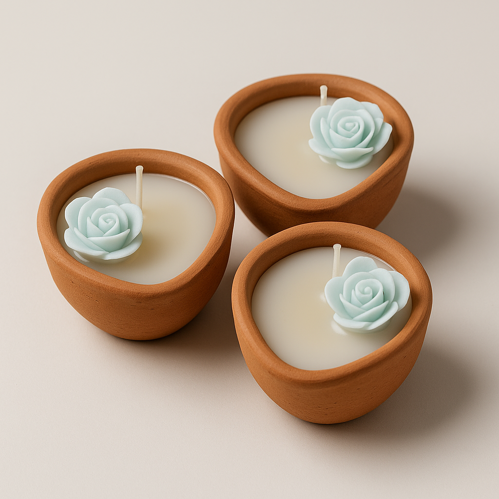 Diya Candle – Clay Pot Candle with fragrance