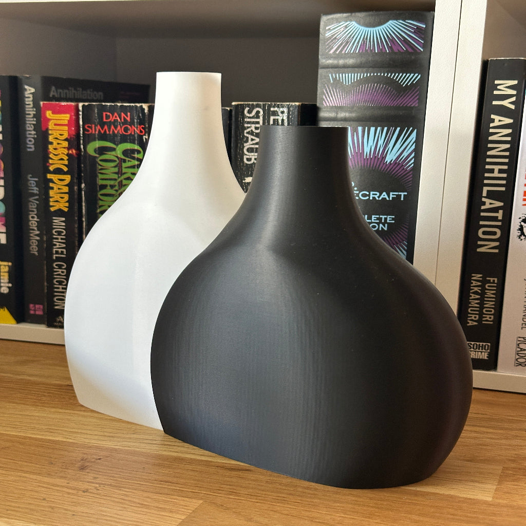 Modern Interlocking Vase Pair – Minimalist Dual-Tone Home Décor