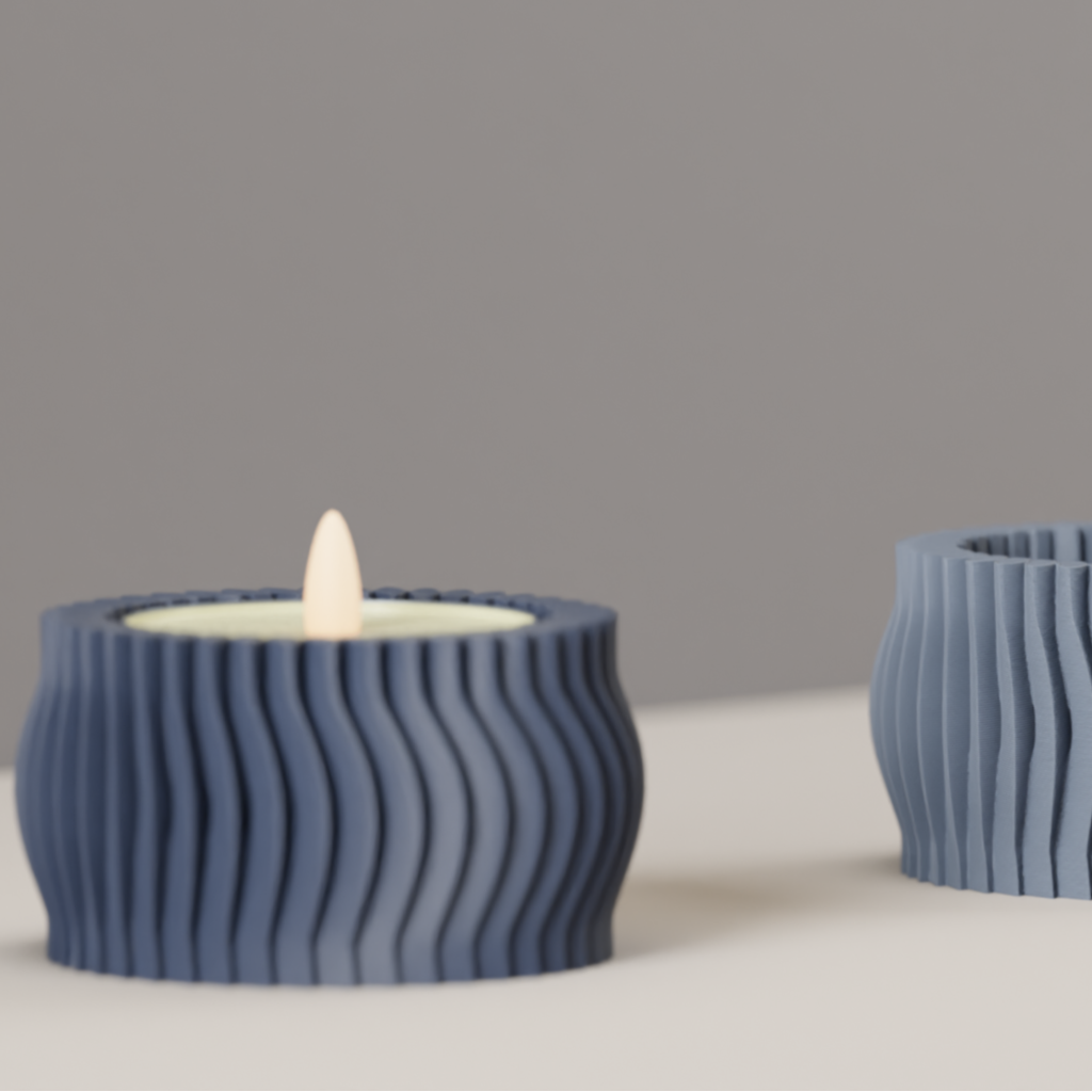 Modern Tealight Holder Minimalist LED Candle Stand (Pack of 2 or 4)