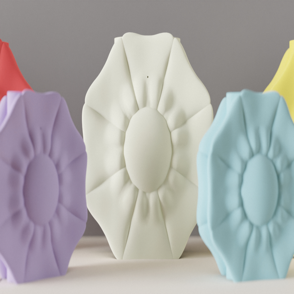 Flower Sculpture Vase – Modern Floral Décor Accent