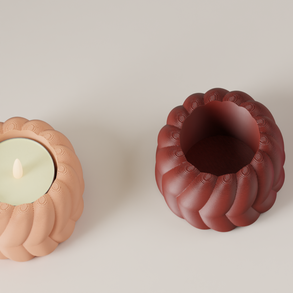 LED Candle Holder. Rope Look Tealight Boat (Pack of 2 or 4)