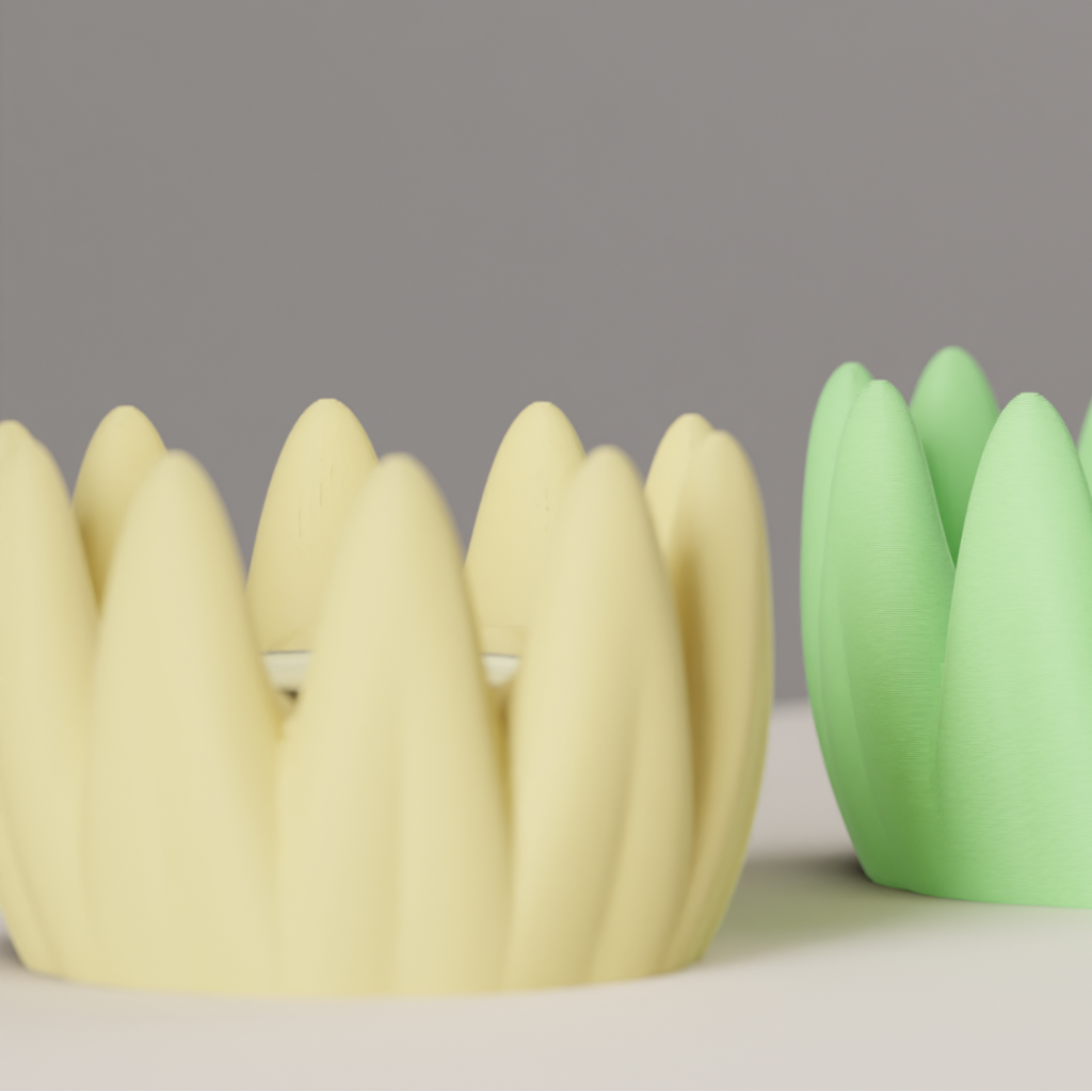 LED Candle Holder. Succulent Plant Style Tealight (Pack of 2 or 4)