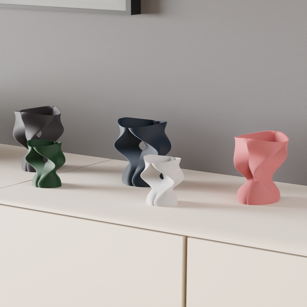 Elegant Sculptural Vase – Modern Minimal Home Décor