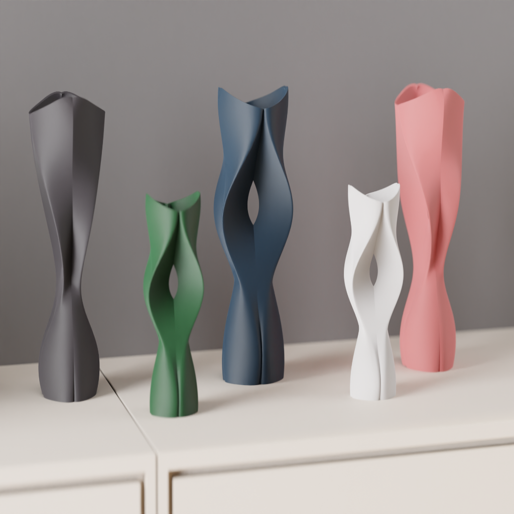 Elegant Sculptural Vase – Modern Minimal Home Décor