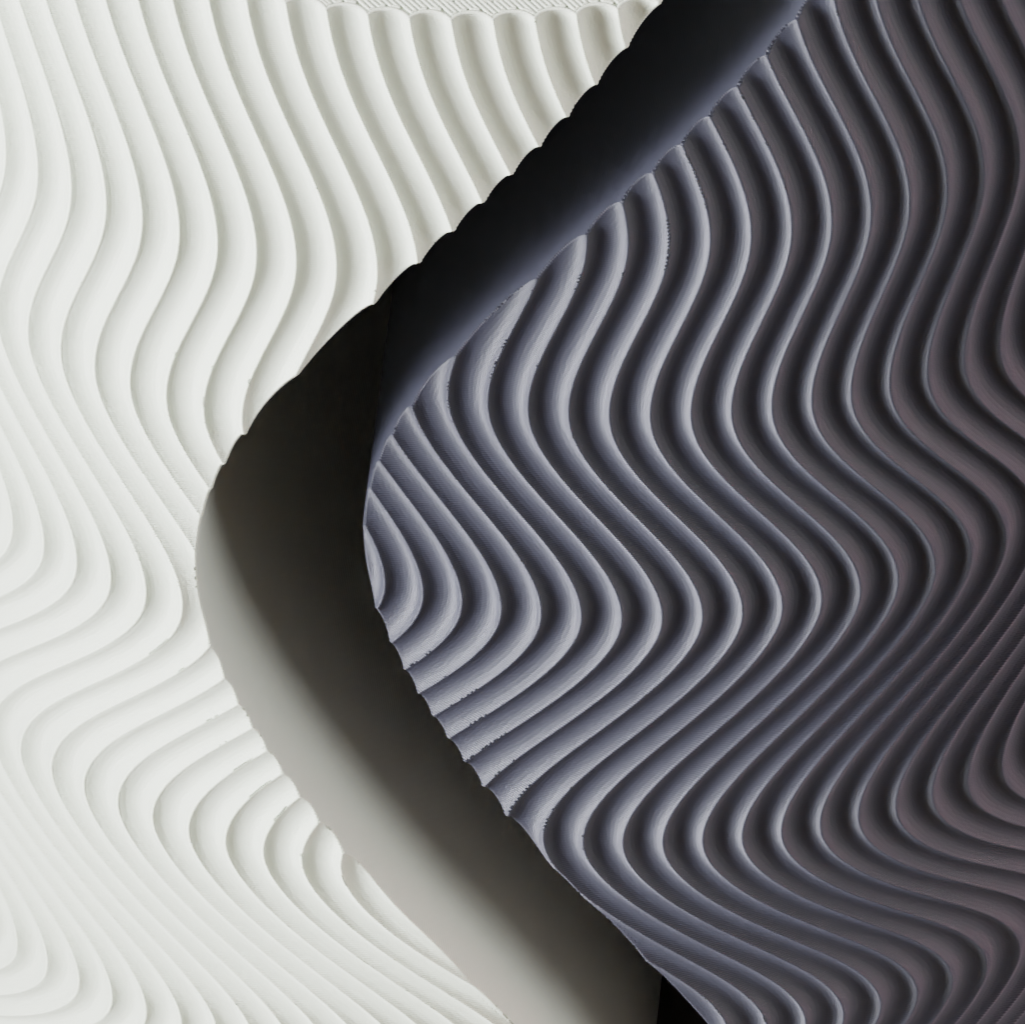 Modern Dual-Tone Split Vase – Minimalist Sculptural Décor