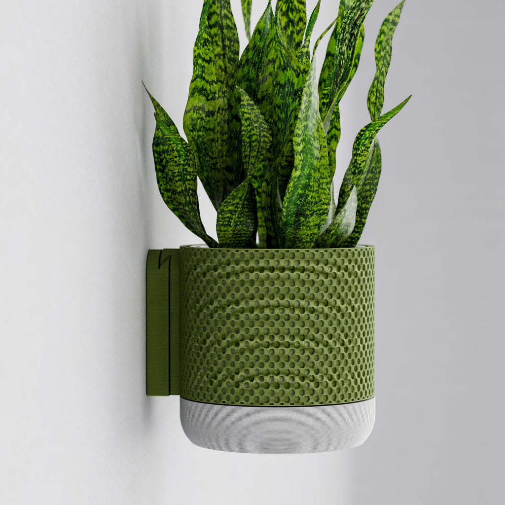 Wall-Mounted Modern Planter with Concealed Tray – Classic & Premium Matte Finishes
