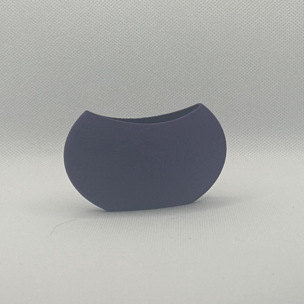 Circular Leaf Pattern Vase – Modern Minimalist Decor Accent