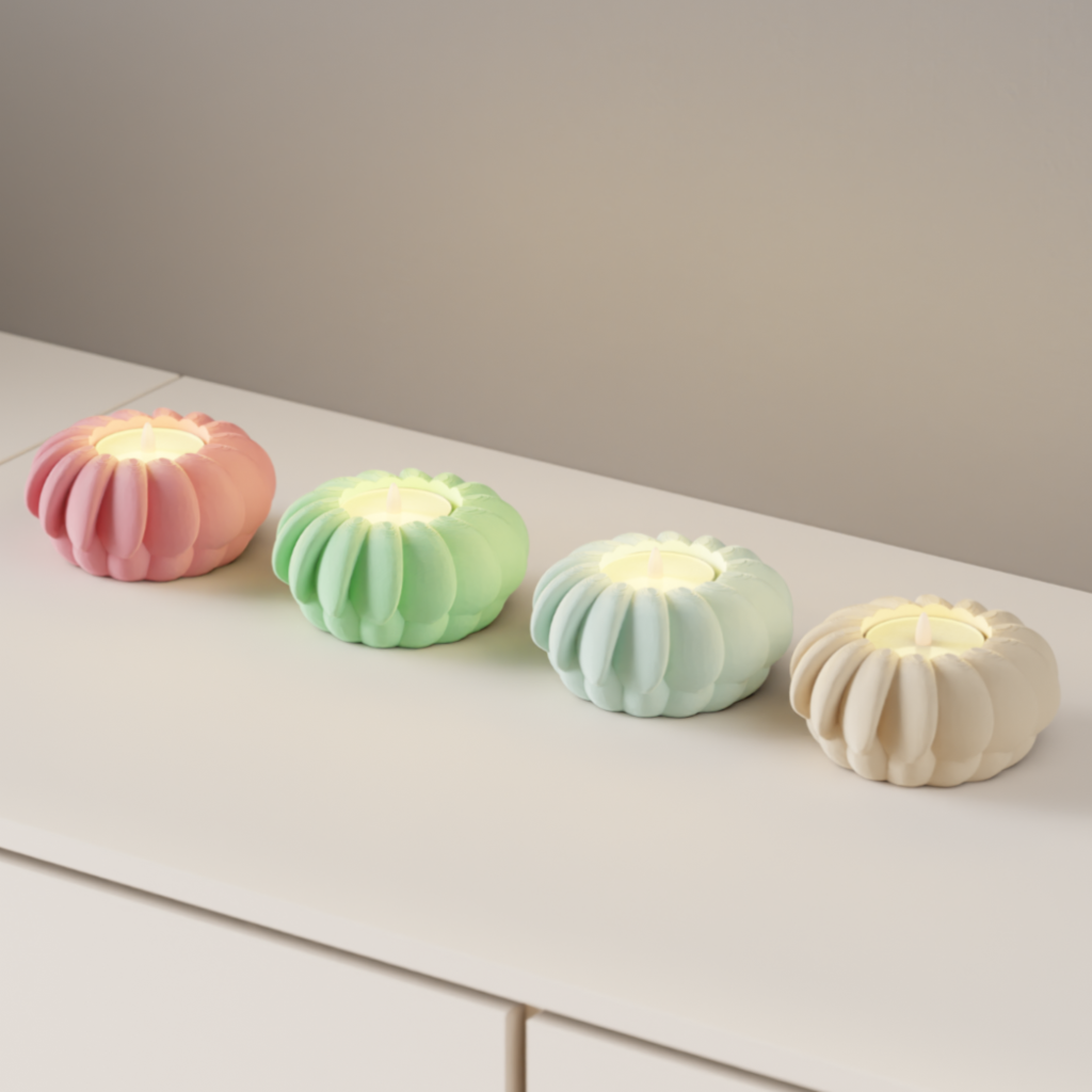 Elegant Tealight Holder LED Candle Stand (Pack of 2 or 4)