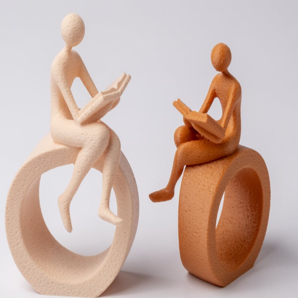 Circle of Knowledge – Modern 3D-Printed Abstract Sculpture