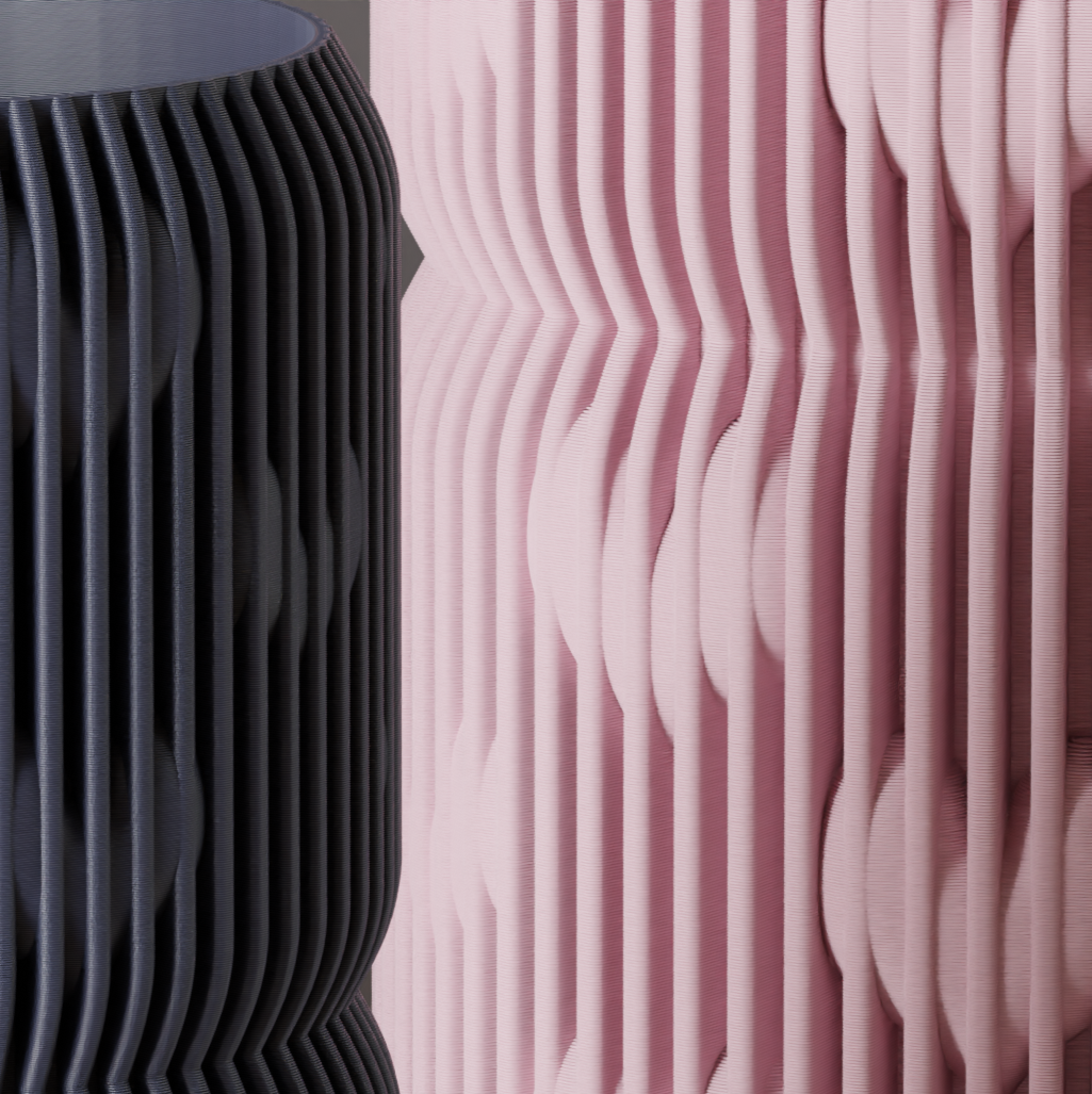 Valentine’s Day Heart Pattern Vase – Modern Romantic Décor