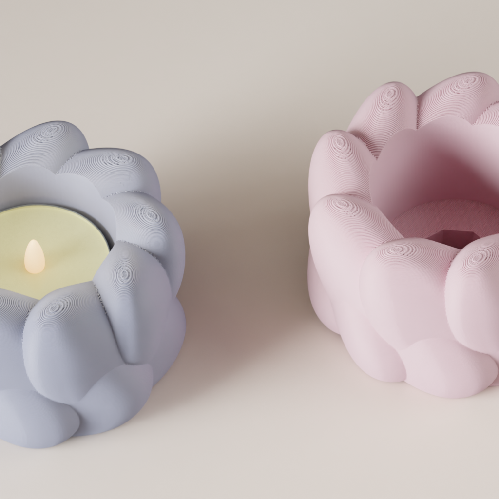 LED Candle Holder. Aesthetic Tealight Stand (Pack of 2 or 4)