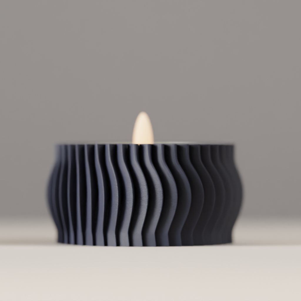 Modern Tealight Holder Minimalist LED Candle Stand (Pack of 2 or 4)