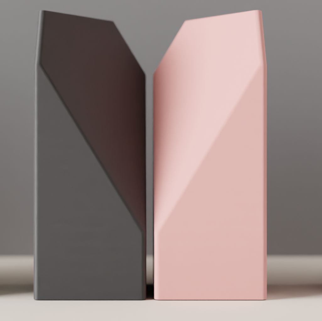 Modern Minimalist Angular Vase – Contemporary Home Accent