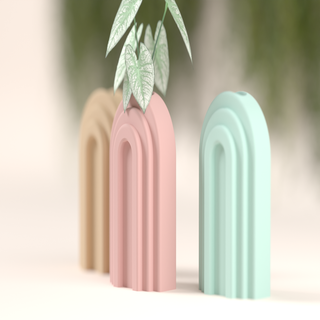 Modern Arch Vase – Minimalist Propagation Holder