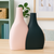 Modern Interlocking Vase Pair – Minimalist Dual-Tone Home Décor