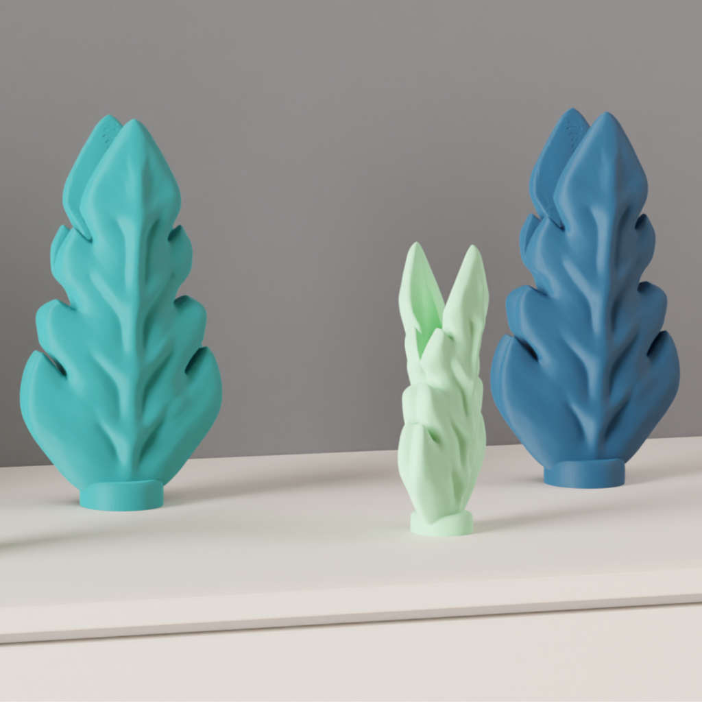 Elegant Leaf Stem Vase – Modern Nature-Inspired Décor