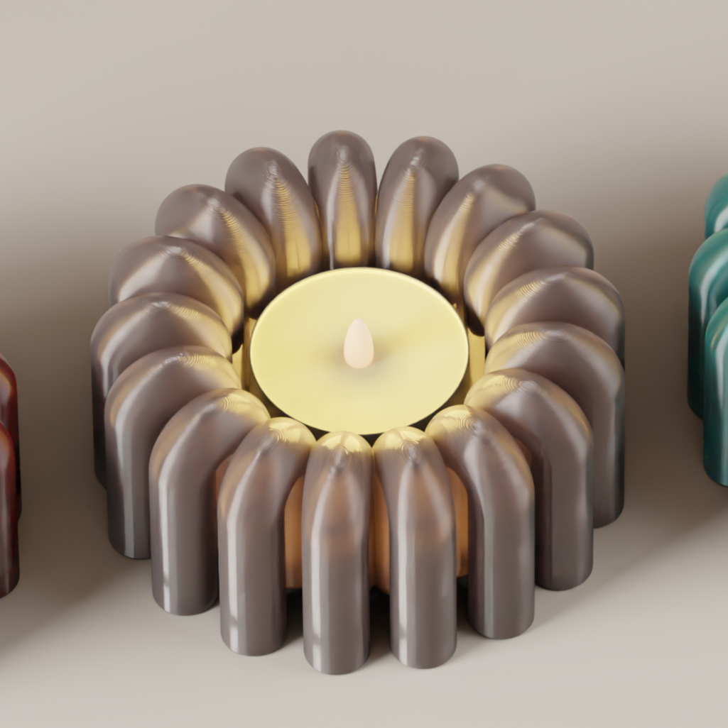 Modern Minimalist Tea Light Holders (Pack of 2 or 4)