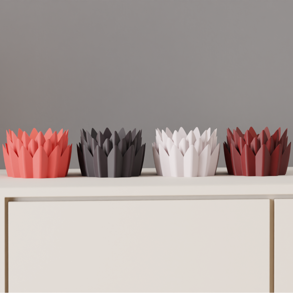 Water Lily Flower Tea Light Holder (Pack of 2 or 4)