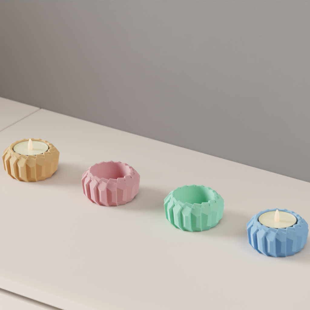 Modern LED Tealight Holder (Pack of 2 or 4)