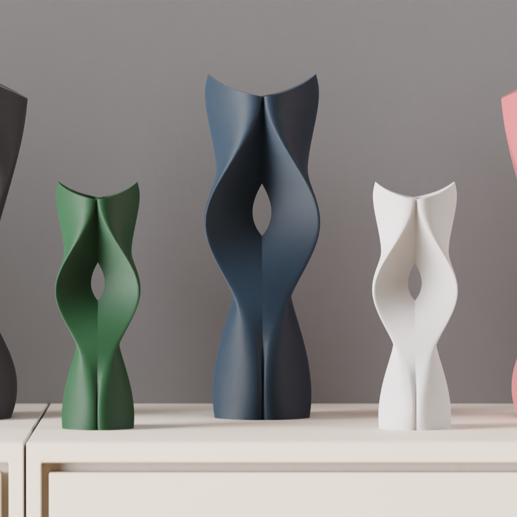 Elegant Sculptural Vase – Modern Minimal Home Décor