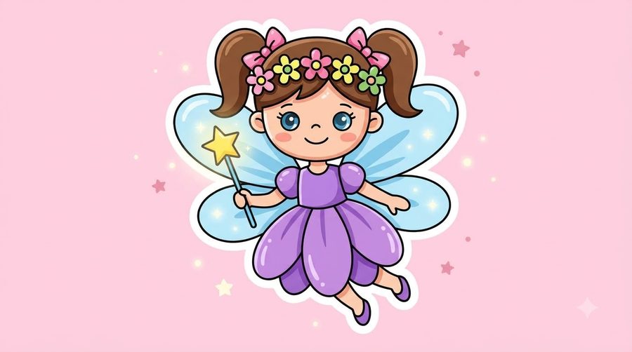 Fairy coloured